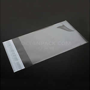 OPP[접착식]투명봉투소량인쇄가능가로22cmX세로32cm+4cm (A4사이즈)[200장]