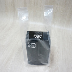PE 투명 비닐쇼핑백PE재질 양날봉투소량인쇄가능4가지 사이즈[100장]